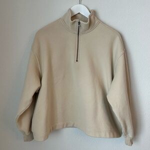 ☀️ NEW EDDIE BAUER Women’s Signature Fleece Quarter Zip Sweatshirt